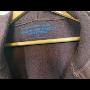 American Eagle Maroon Zipper Jacket